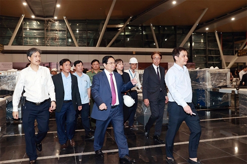 Thủ tướng Chính phủ Phạm Minh Chính kiểm tra tiến độ dự án sân bay Phú Bài